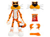 Chester Cheetah 5 5 Figure with Accessories and Alternate Head and Hands Cheetos Crunchy model Jada 34048