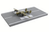 Consolidated B 24 Liberator Bomber Aircraft Olive Drab United States Army Air Force with Runway Section Diecast Model Airplane Runway24 RW045