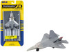 Lockheed Martin F 22 Raptor Stealth Aircraft Gray United States Air Force YF 22 with Runway Section Diecast Model Airplane Runway24 RW145