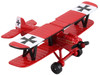 Royal Aircraft Factory S E 5 Fighter Aircraft Red Red Baron Livery with Runway Section Diecast Model Airplane Runway24 RW215