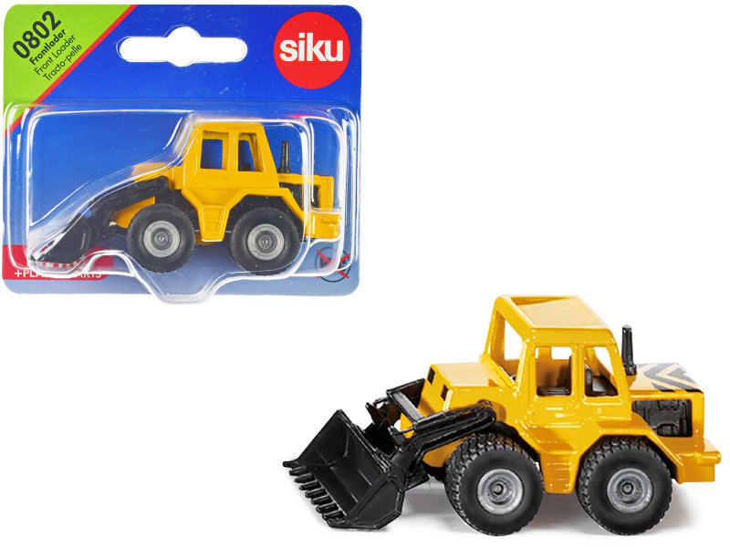 Front Loader Yellow and Black Diecast Model Siku 0802