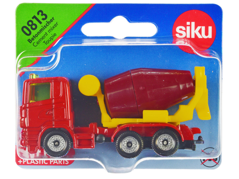 Cement Mixer Red and Yellow Diecast Model Siku 0813
