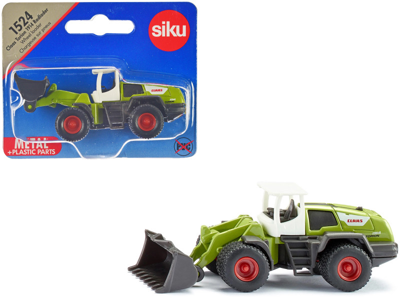 Claas Torion 1914 Wheel Loader Green with White Top Diecast Model Siku 1524