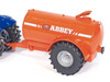 New Holland T7070 Tractor Blue with Abbey Single Axle Vacuum Tanker Orange 1/50 Diecast Model Siku 1945
