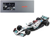 Mercedes AMG W13 E Performance #63 George Russell Petronas Formula One F1 Belgian GP 2022 with Acrylic Display Case 1/18 Model Car Spark 18S771