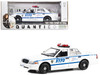 2003 Ford Crown Victoria Police Interceptor White NYPD New York City Police Department Quantico 2015 2018 TV Series Hollywood Series 1/24 Diecast Model Car Greenlight 84183