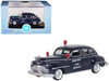 1946 DeSoto Suburban Ambulance Dark Blue Junction City Ambulance 1/87 HO Scale Diecast Model Car Oxford Diecast 87DS46005
