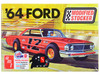 Skill 2 Model Kit 1964 Ford Galaxie Modified Stocker 1/25 Scale Model AMT AMT1383