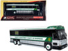 2001 MCI D4000 Coach Bus Sheriff s Department County of Riverside White and Green Vintage Bus & Motorcoach Collection Limited Edition to 504 pieces Worldwide 1/87 HO Diecast Model Iconic Replicas 87-0482