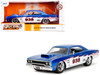 1970 Plymouth Road Runner #938 Candy Blue and White Bigtime Muscle Series 1/24 Diecast Model Car Jada 35030