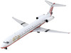 McDonnell Douglas MD 82 Commercial Aircraft Trans World Airlines White with Red Stripes 1/400 Diecast Model Airplane GeminiJets GJ1711