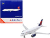 Airbus A319 Commercial Aircraft Delta Air Lines White with Blue and Red Tail 1/400 Diecast Model Airplane GeminiJets GJ2093