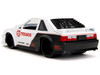 1989 Ford Mustang GT Texaco White and Matt Black with Graphics Bigtime Muscle Series 1/24 Diecast Model Car Jada 35032