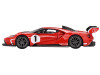 Ford GT MK II #1 Rosso Alpha Red with White Stripes Limited Edition to 2760 pieces Worldwide 1/64 Diecast Model Car True Scale Miniatures MGT00603