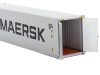 40 Dry Goods Container Maersk Gray Limited Edition for 1/64 scale models True Scale Miniatures MGTAC32
