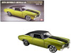 1970 Chevrolet Chevelle SS Restomod Citrus Green Metallic with Black Stripes and Black Vinyl Top Limited Edition to 258 pieces Worldwide 1/18 Diecast Model Car ACME A1805525VT