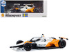 Dallara IndyCar #6 Felix Rosenqvist NTT DATA Arrow McLaren 60th Anniversary Triple Crown Accolade Indianapolis 500 Livery NTT IndyCar Series 2023 1/18 Diecast Model Car Greenlight 11225