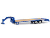 Gooseneck Trailer Blue with Red and White Conspicuity Stripes Hobby Exclusive Series 1/64 Diecast Model Greenlight 30466