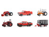 Down on the Farm Series Set of 6 pieces Release 8 1/64 Diecast Models Greenlight 48080SET