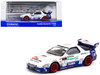 Mazda RX 7 FC3S RHD Right Hand Drive #51 White and Blue with Graphics Pandem Drift Car Hobby64 Series 1/64 Diecast Model Car Tarmac Works T64-066-DR