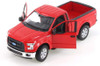2015 Ford F-150 Regular Cab Pickup Truck Red 1/24 1/27 Diecast Model Car Welly 24063