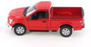 2015 Ford F-150 Regular Cab Pickup Truck Red 1/24 1/27 Diecast Model Car Welly 24063