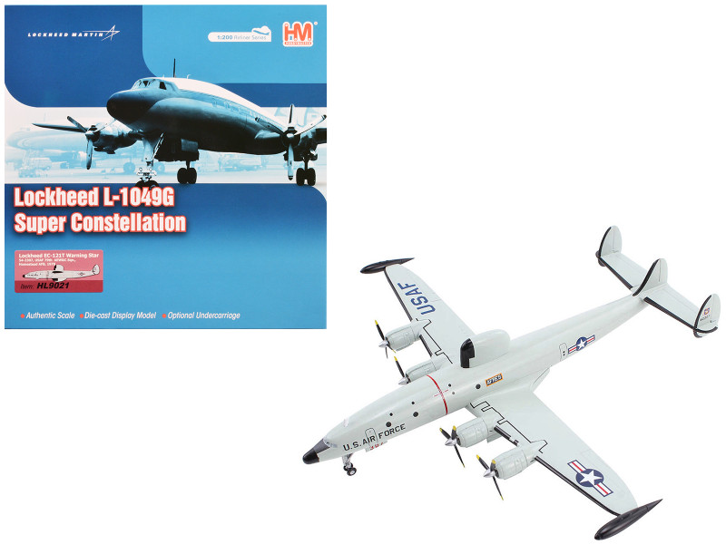 Lockheed EC 121T Warning Star Transport Aircraft 79th AEW&C Sqn Homestead AFB 1978 United States Air Force Airliner Series 1/200 Diecast Model Hobby Master HL9021