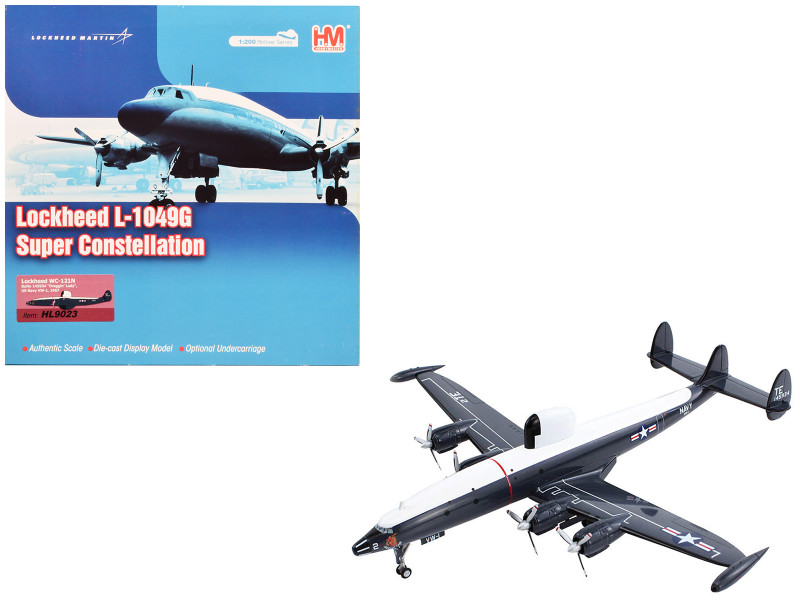 Lockheed WC 121N Transport Aircraft Draggin Lady VW 1 1967 United States Navy Airliner Series 1/200 Diecast Model Hobby Master HL9023