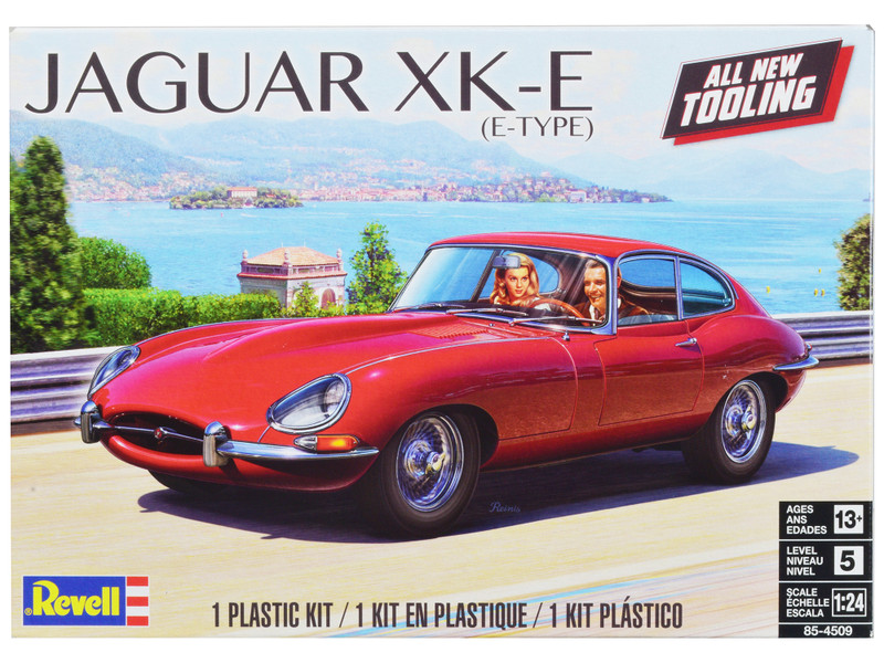 Level 5 Model Kit Jaguar XK-E E-Type 1/24 Scale Model Revell 85-4509