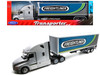 Freightliner Cascadia Truck Silver Metallic Freightliner Container1/32 Diecast Model Welly 32696