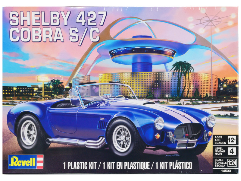 Level 4 Model Kit Shelby Cobra 427 S C 1/24 Scale Model Revell 14533
