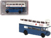 1970 AEC Routemaster Doubledecker Bus Blue and White British Airways 1/87 HO Scale Model Car Brekina BRE61118