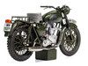 Triumph TR6 Trophy Motorcycle Dark Green Weathered The Great Escape 1963 Movie Diecast Model Corgi CC08501