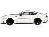 Ford Mustang GT LB Works White with Blue Stripes Limited Edition to 3600 pieces Worldwide 1/64 Diecast Model Car True Scale Miniatures MGT00646