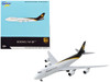 Boeing 747 8F Commercial Aircraft UPS Worldwide Services White with Brown Tail 1/400 Diecast Model Airplane GeminiJets GJ2192