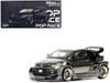 Toyota Pandem GR Yaris RHD Right Hand Drive Dark Chrome 1/64 Diecast Model Car Pop Race PR640055