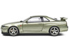 1999 Nissan Skyline GT R R34 RHD Right Hand Drive Green Metallic 1/18 Diecast Model Car Solido S1804308