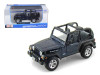 Jeep Wranger Rubicon Blue 1/27 Diecast Model Car Maisto 31245
