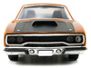 Doms Plymouth Road Runner Orange Metallic with Matt Black Hood Fast & Furious Series 1/32 Diecast Model Car Jada 97128