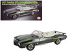 1971 Pontiac GTO Judge Convertible Laurentian Green Metallic with Graphics and White Interior Limited Edition to 252 pieces Worldwide 1/18 Diecast Model Car ACME A1801223