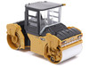 CAT Caterpillar CB 13 Tandem Vibratory Roller with Cab Yellow and Black 1/64 Diecast Model Diecast Masters 84641CS
