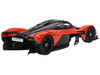 Aston Martin Valkyrie Maximum Orange with Black Top 1/18 Model Car Top Speed TS0505
