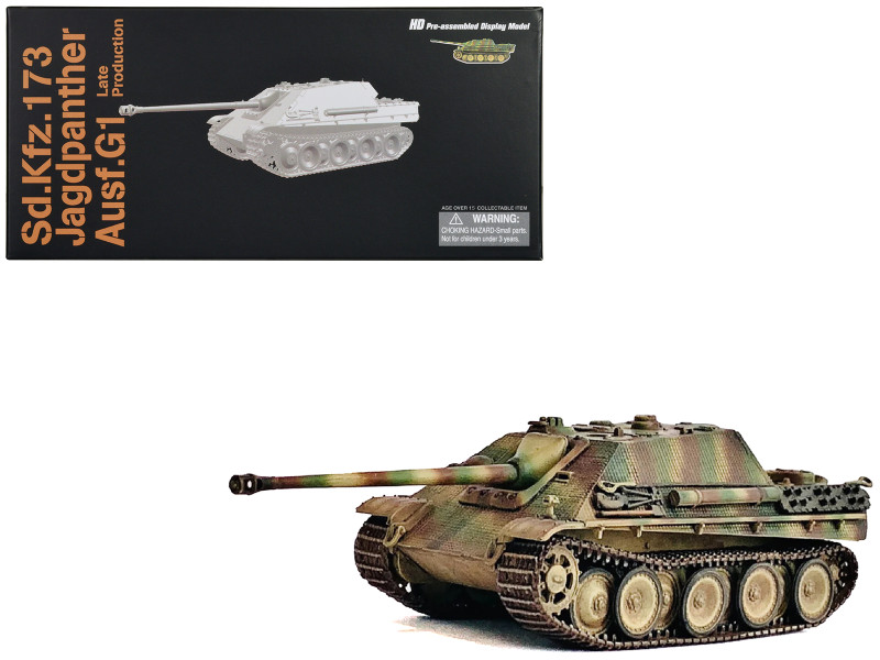 Germany Sd Kfz 173 Jagdpanther Ausf G1 Late Production Tank sPz Jg Abt 560 Ardennes 1944 NEO Dragon Armor Series 1/72 Plastic Model Dragon Models 63214