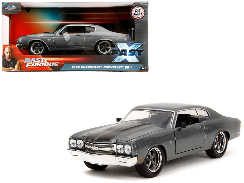 1969 Chevrolet Camaro Blue Metallic with White Stripes 2 Fast 2