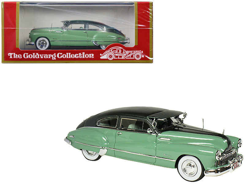 1948 Buick Roadmaster Coupe Allendale Green and Dark Green Metallic Limited Edition to 220 pieces Worldwide 1/43 Model Car Goldvarg Collection GC-058B