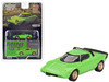 Lancia Stratos HF Stradale Verde Chiaro Green Limited Edition to 1200 pieces Worldwide 1/64 Diecast Model Car Mini GT MGT00625