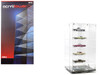 Acrylitower Showcase 24 Car Display Desktop Spinner with Cover Clear Mijo Exclusives for 1/64 Scale Models MJ17032