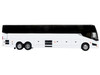 Prevost H3 45 Coach Bus Plain White Limited Edition 1/87 HO Diecast Model Iconic Replicas 87-0423