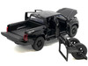 2023 Toyota Tundra TRD 4x4 Pickup Truck Black with Sunroof and Wheel Rack 1/24 Diecast Model Car H08555R-BK