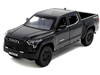 2023 Toyota Tundra TRD 4x4 Pickup Truck Black with Sunroof and Wheel Rack 1/24 Diecast Model Car H08555R-BK